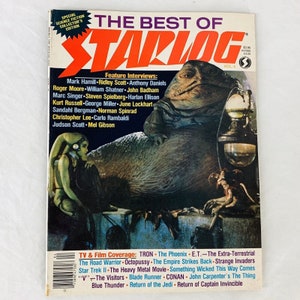 The Best Of Starlog 1983 Vol. 4 Star Wars JABBA The HUT Tron ET Heavy Metal