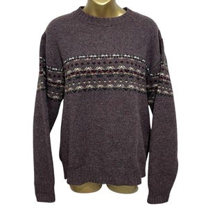 Vtg Pendleton Country Traditionals 100% Virgin Wool Fair Isle USA Adult Size M