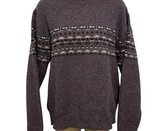 Chaqueta vintage Pendleton Country Traditionals 100% lana virgen Fair Isle USA, talla M para adulto.