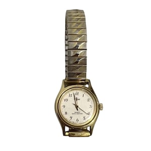Pulsar 1N00-1G60 Womens Watch Silver Gold Tone Vintage Pulsar 1N01-X203 Watch | Two-tone Oval Watch for  main image 3