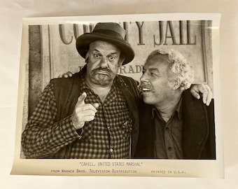 Cahill US Marshal George Kennedy Jackie Coogan Movie Still Press Photo 8" x 10"