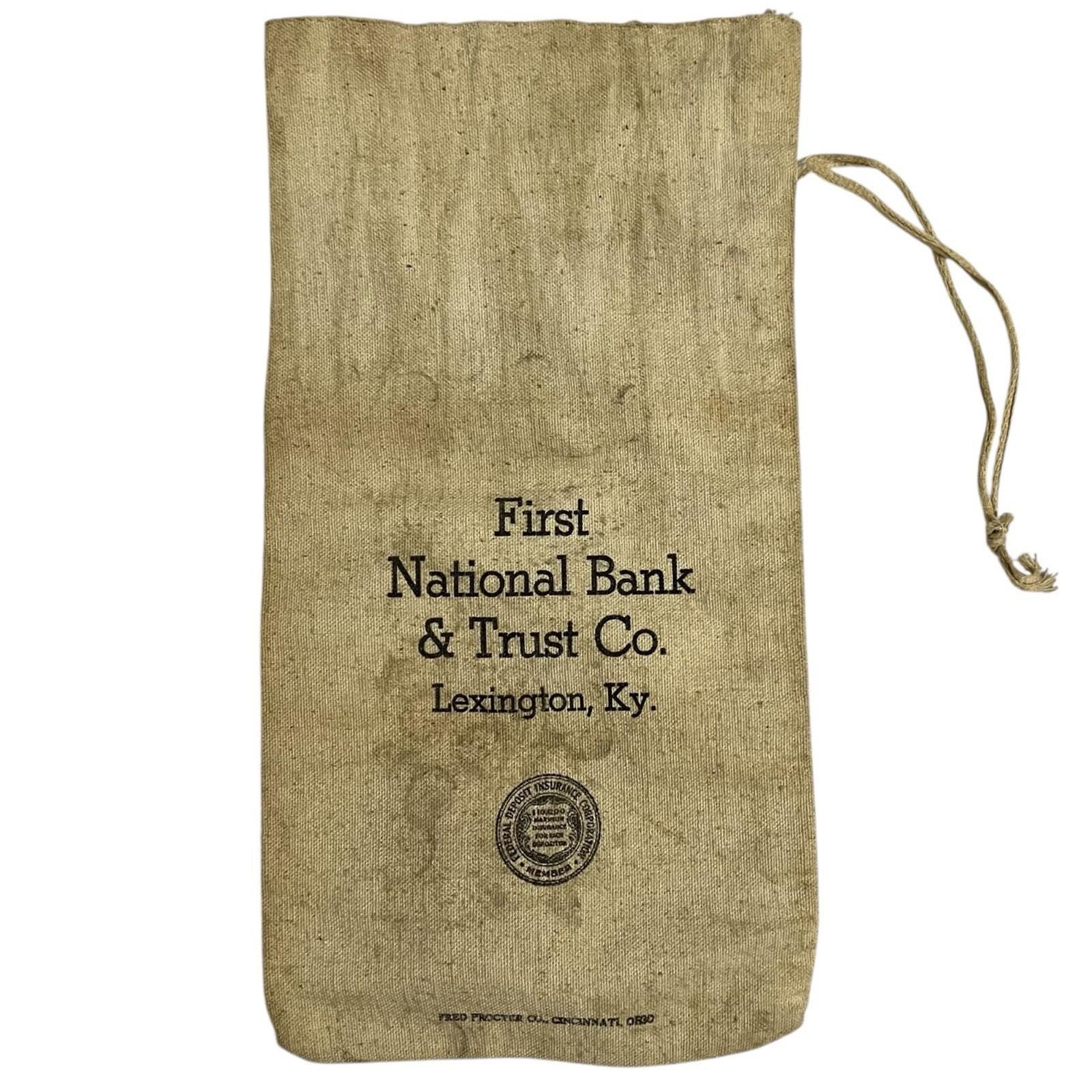 Vintage Bank Deposit Bag - Etsy Canada