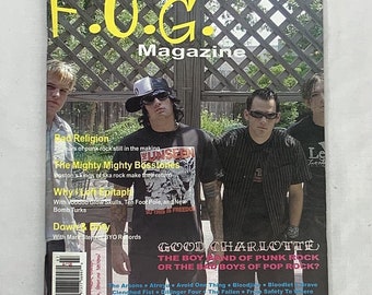 Punk Rock F.U.G. FUG Magazine 2002 Bad Religion Good Charlotte - Etsy