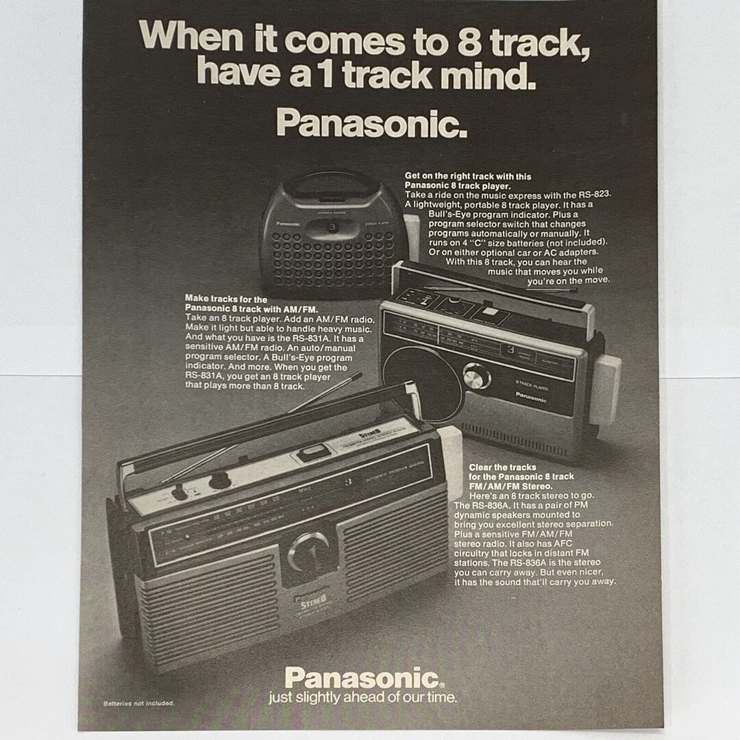 Panasonic - ラッキー Panasonic National RQ-8 REd 8 Track Tape Player Matsushita