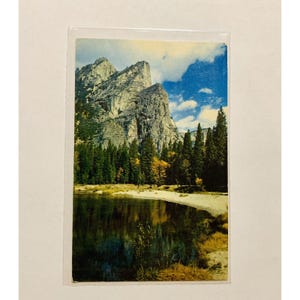 Parque Nacional de Yosemite, Califórnia, cartão postal, vista dos três irmãos, de El Capitan
