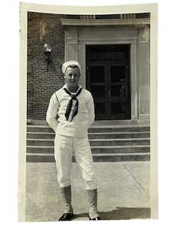 ヴィンテージ アメリカ海軍 セーラー服 写真 第二次世界大戦時代 