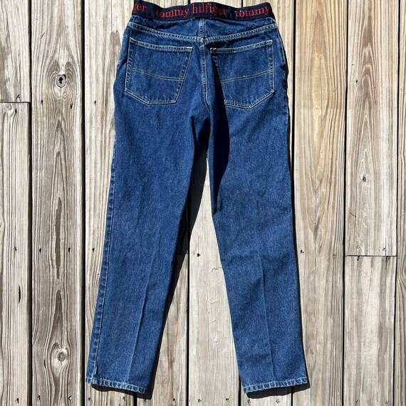 Vtg 90's Tommy Hilfiger High Waist Straight Jeans… - image 4