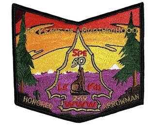Vtg BSA OA Lodge 249 Spe-Le-Yai 50th Anniversary Patch Boy Scouts of America