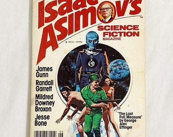 Isaac Asimov magazine de science-fiction 1978 Effinger Gunn Garrett Broxon Bone