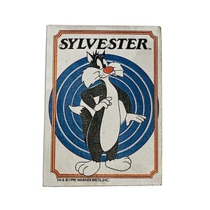 Jahrgang 1990 Tyson Warner Bros. Looney Toons Cartoon Einsteckkarte Sylvester