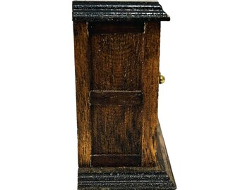 Libreria In Miniatura Scala 1:12 Per Casa Delle Bambole - Stile Vintage Cottage, Legno Da Assemblare