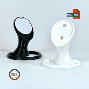 STLファイル - 3Dプリントモデル | デスクやナイトスタンドに使えるMagSafeマグネット式iPhone充電スタンド