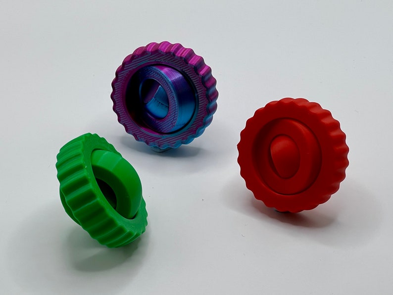 Anti Stress Fidget Gyroscopes STL File for 3D Printing DIY Relax Gyroscope Spinner Toy image 4