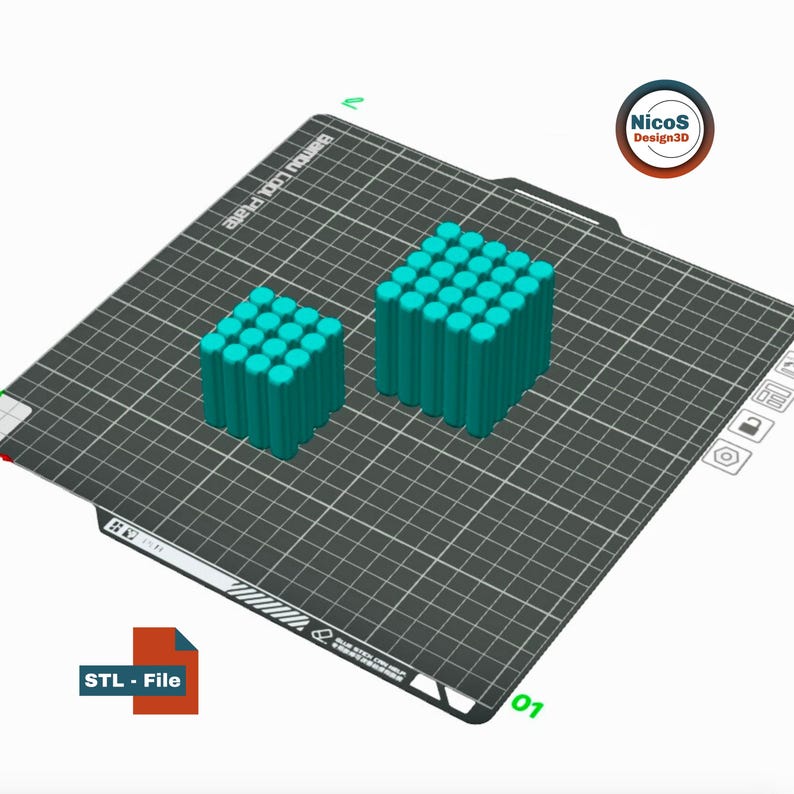 STL File - 3D Print Model | Fidget Tactile Wobble Crosses Desk Kinetic Toy for Stress Relief with Smooth Sliding Rods image 7