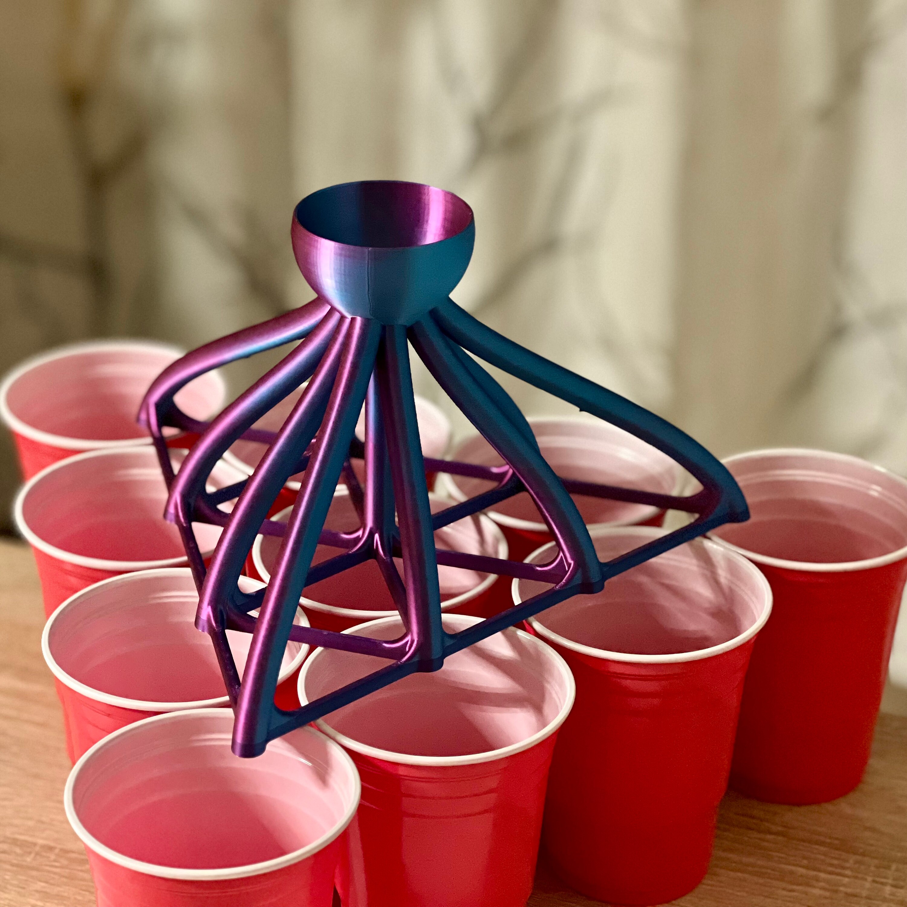 Beer Pong Funnel STL File for 3D Printing DIY Beer Pong Beer Pong