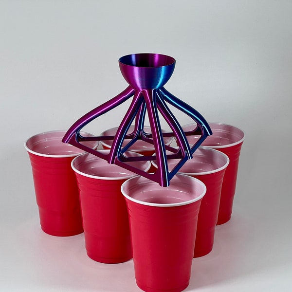 Bier Pong Trichter | STL File for 3D Printing DIY | Beerpong Beer Pong Trinkspiel | Hausparty Partyspiel Geschenk