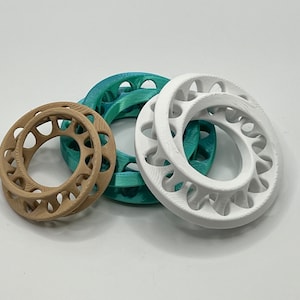 Fidget Interlocking Möbius Bands Illusion Dimensional Strips | Digital STL File for 3D Printing