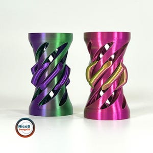Arquivo STL - Modelo para Impressão 3D | Espiral Cinética Anti-Stress em Formato de Parafuso, Brinquedo de Mesa, Parafuso Impresso no Local para Alívio do Estresse imagem 8