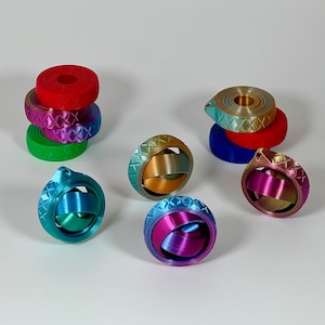 Anti Stress Fidget Gyroscope Spinner Keychain Print in Place | Digital STL File for 3D Printing