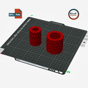 STL File - 3D Print Model | Wobble Ring Fidget Helix, Print-in-Place Stress Relief Toy Ring for Relaxation image 7