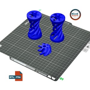 Arquivo STL - Modelo para Impressão 3D | Espiral Cinética Anti-Stress em Formato de Parafuso, Brinquedo de Mesa, Parafuso Impresso no Local para Alívio do Estresse imagem 7
