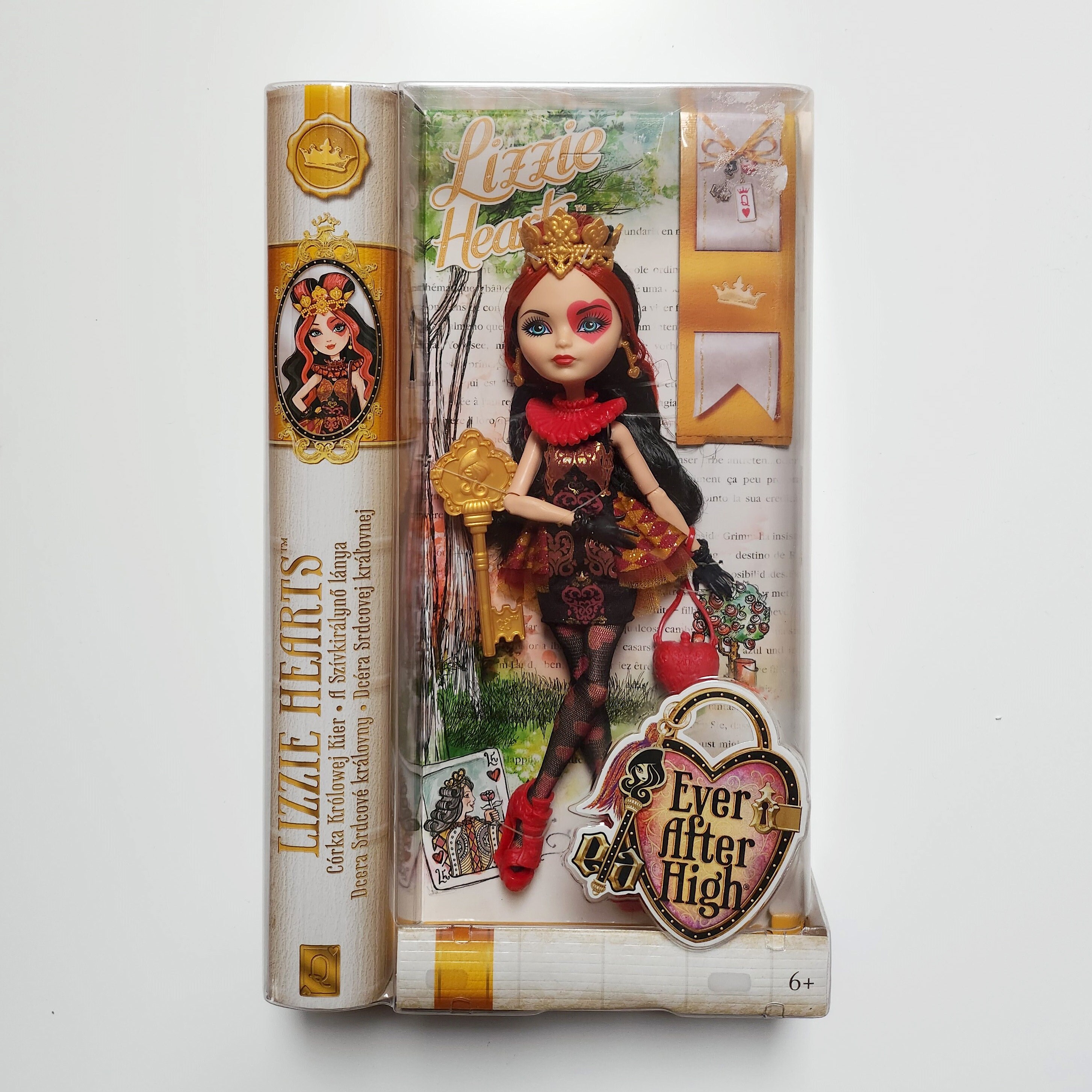 boneca ever after high lizzie hearts primeiro capítulo wave 2