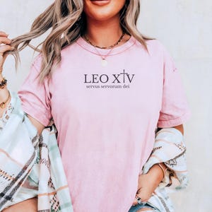 Comfort Colors New Pope 2025 Shirt: Pope Leo XIV Catholic Tee
