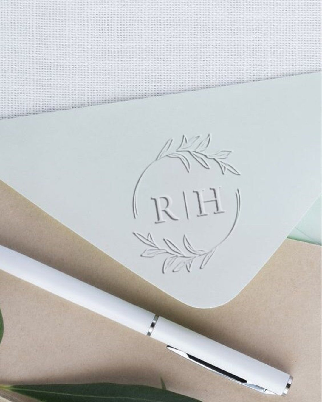 Chose Your Wedding Embosser, Personalized Wedding Embosser Stamp