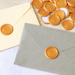 Custom wax seals, Handmade Wax Seal Sticker,  Wax Seals with adhesive backing, Personalized wax seals