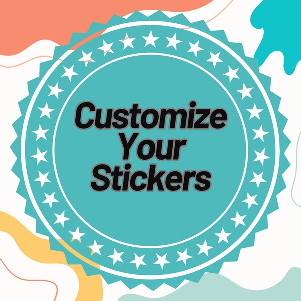 Custom Logo/Business Stickers | Available in Multiple Sizes & Shapes | Water Resistant, Premium Vinyl | Vibrant Colors | Glossy or Matte