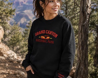 Personalized Grand Canyon National Park Embroidered Sweatshirt