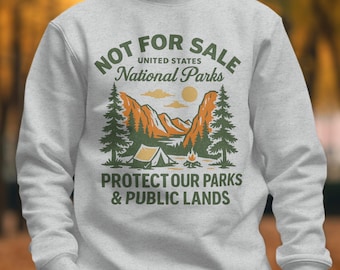 National Parks T-Shirt: Vintage Outdoor Adventure, Protect Public Lands