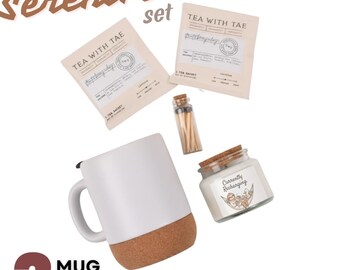 Recharging Gift Set | Mug, Candle & Tea | Athlete Recovery