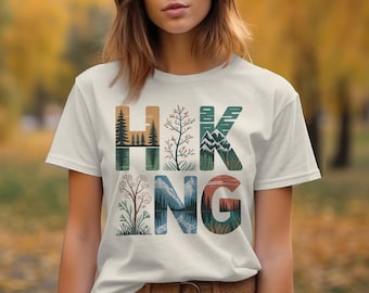 Nature Hiking T-Shirt, Outdoor Adventure Tee