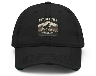 Nature Lover Distressed Dad Hat