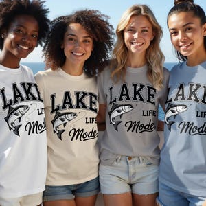 Lake Life T-Shirt, Fishing T-Shirt, Bass Fishing Shirt, Lake Lover Tee, Fisherman Gift, Outdoors Tee, Graphic Tee, Nature Shirt, Vacation