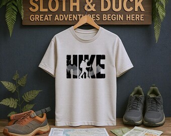 Hike T-Shirt: Mountain & Forest Graphic Tee - Adventure Gift