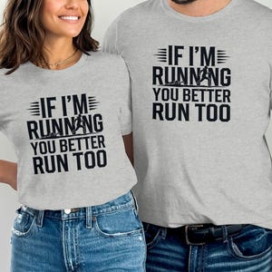 Funny Runner T-Shirt: If I&#39;m Running - Humorous Workout Tee