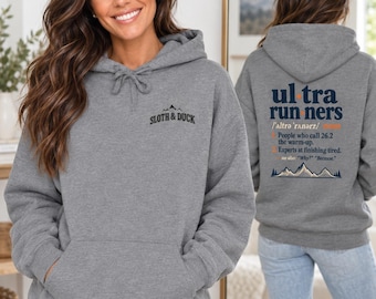 Ultra Runners Definition Apparel Funny Marathon Distance Trail Mountain Graphic Running Dictionary Print