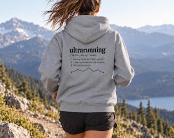 Ultrarunning Definition Apparel Dictionary Typography Graphic Trail Runner Mountain Elevation Profile Marathon Design