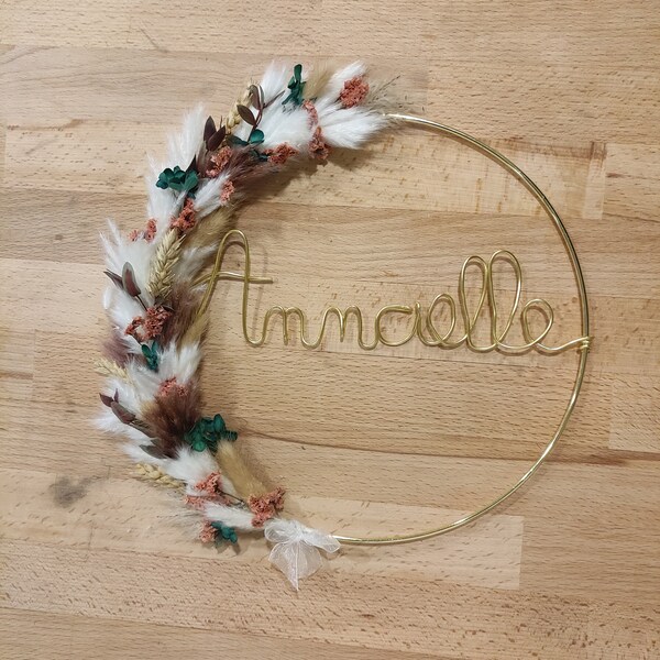 Couronne De Porte Ronde JUJOYBD - 26 Cm, Fleurs Séchées Sur Cadre Bois, Style Bohème - Déco Murale Bienvenue Couronne Naturelle Jaune Violet Couronne De Porte Ronde JUJOYBD - 26 Cm, Fleurs Séchées Sur Cadre Bois, Style Bohème - Déco Murale Bienvenue Couronne Naturelle Jaune Violet