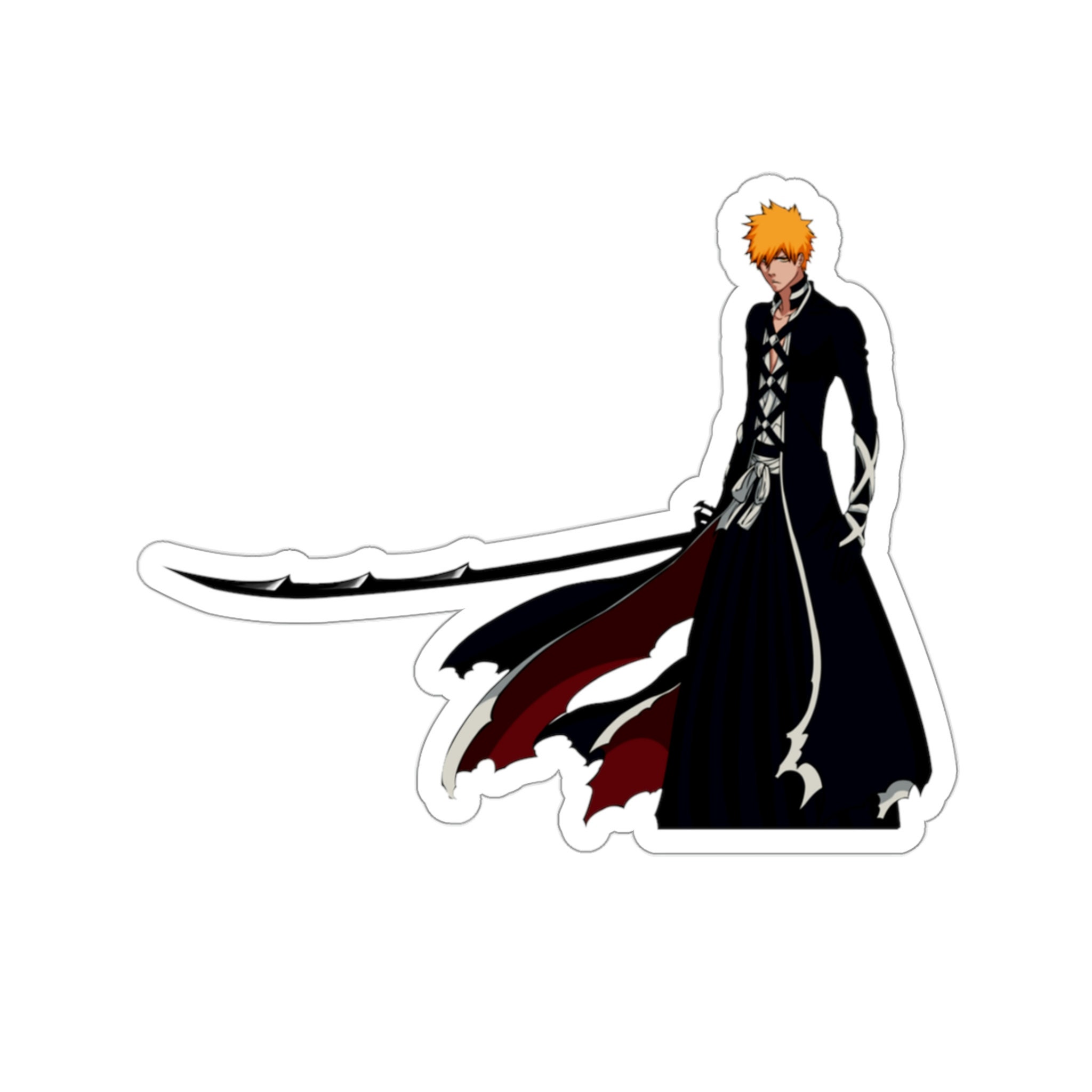 Bleach Kurosaki Ichigo Fullbring New Bankai Look Cosplay Costume