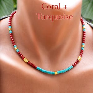 15-20mm Collana Ciondolo Turchese Blu Naturale Barocco