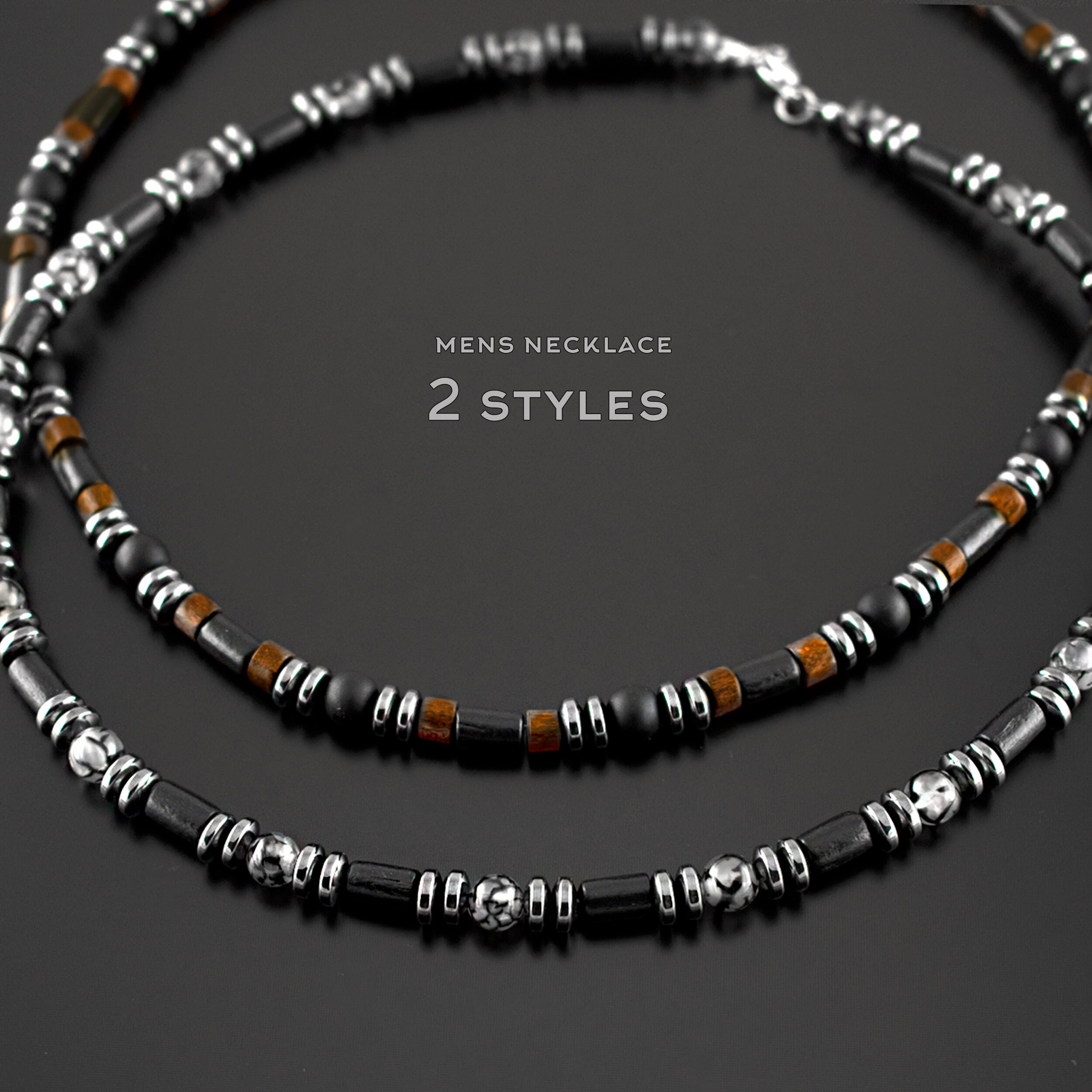 Bysonglezai Necklace Pendant Men Necklace Jewelry Women Men Beads Chain Necklace  Necklace Surfer Necklace Men Necklace : Amazon.nl: Fashion