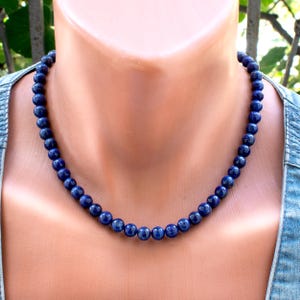 Blue stone necklace - Etsy 日本