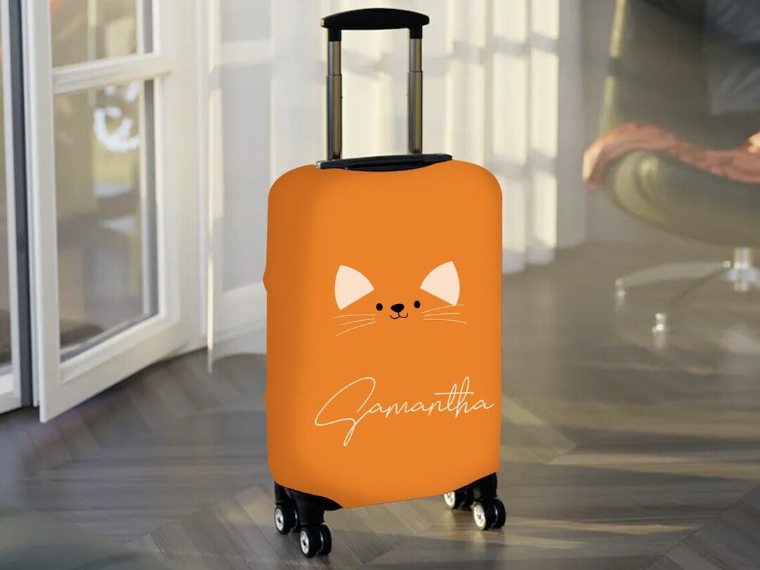Personalized Minimalist Luggage Custom Name Luggage Etsy