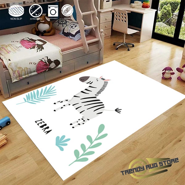 Small Zebra Rug Etsy