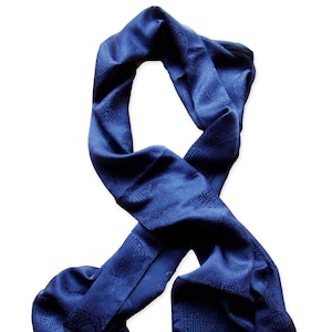 Silk scarf Satinecho women&#39;s men&#39;s scarf made of 100% silk by Posh Gear