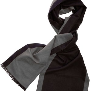 Silk Scarf Bicolor Unisex Scarf Silk made of 100% silk by Posh Gear