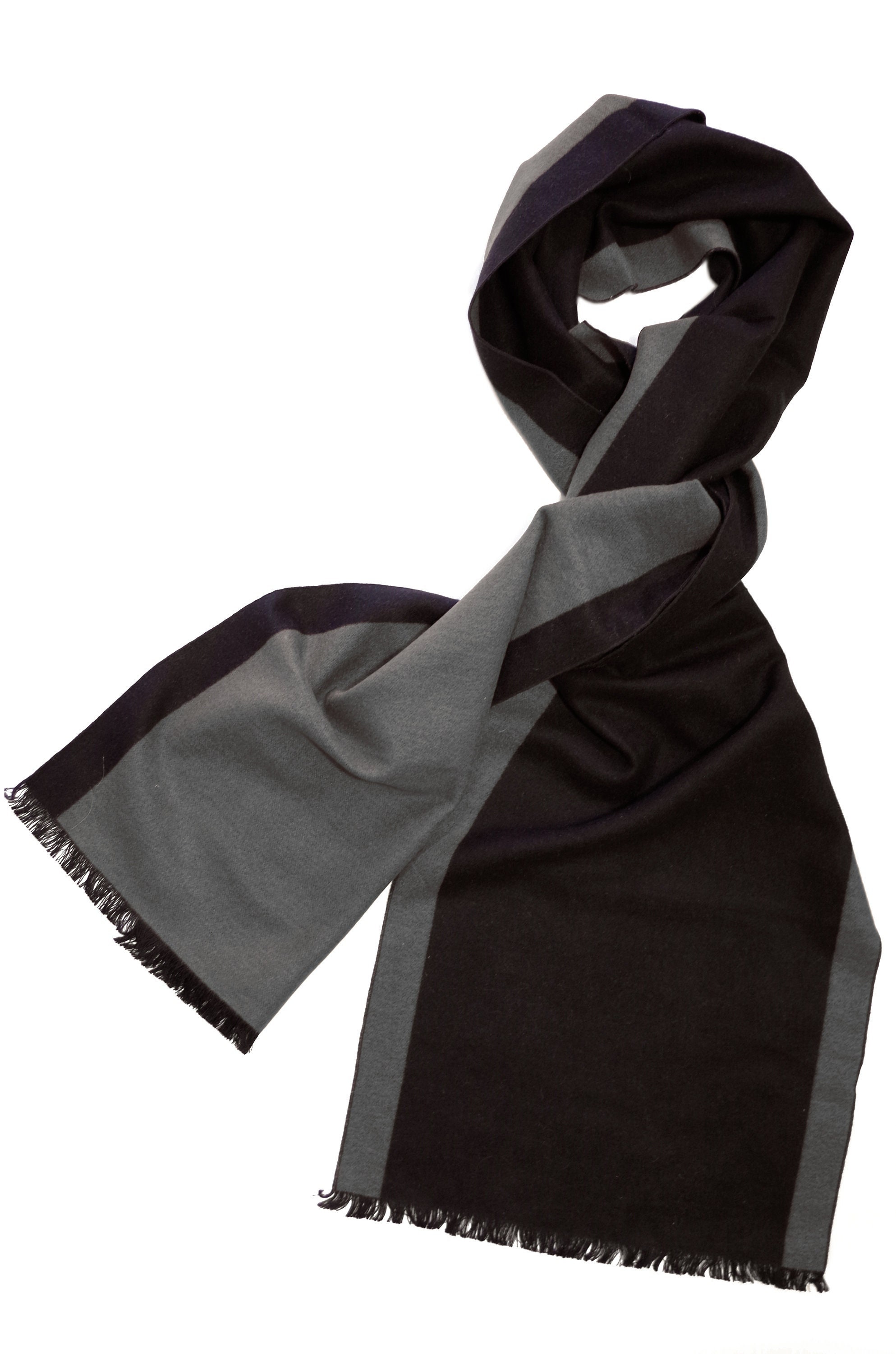 Silk Scarf Bicolor Unisex Scarf Silk made of 100% silk by Posh Gear